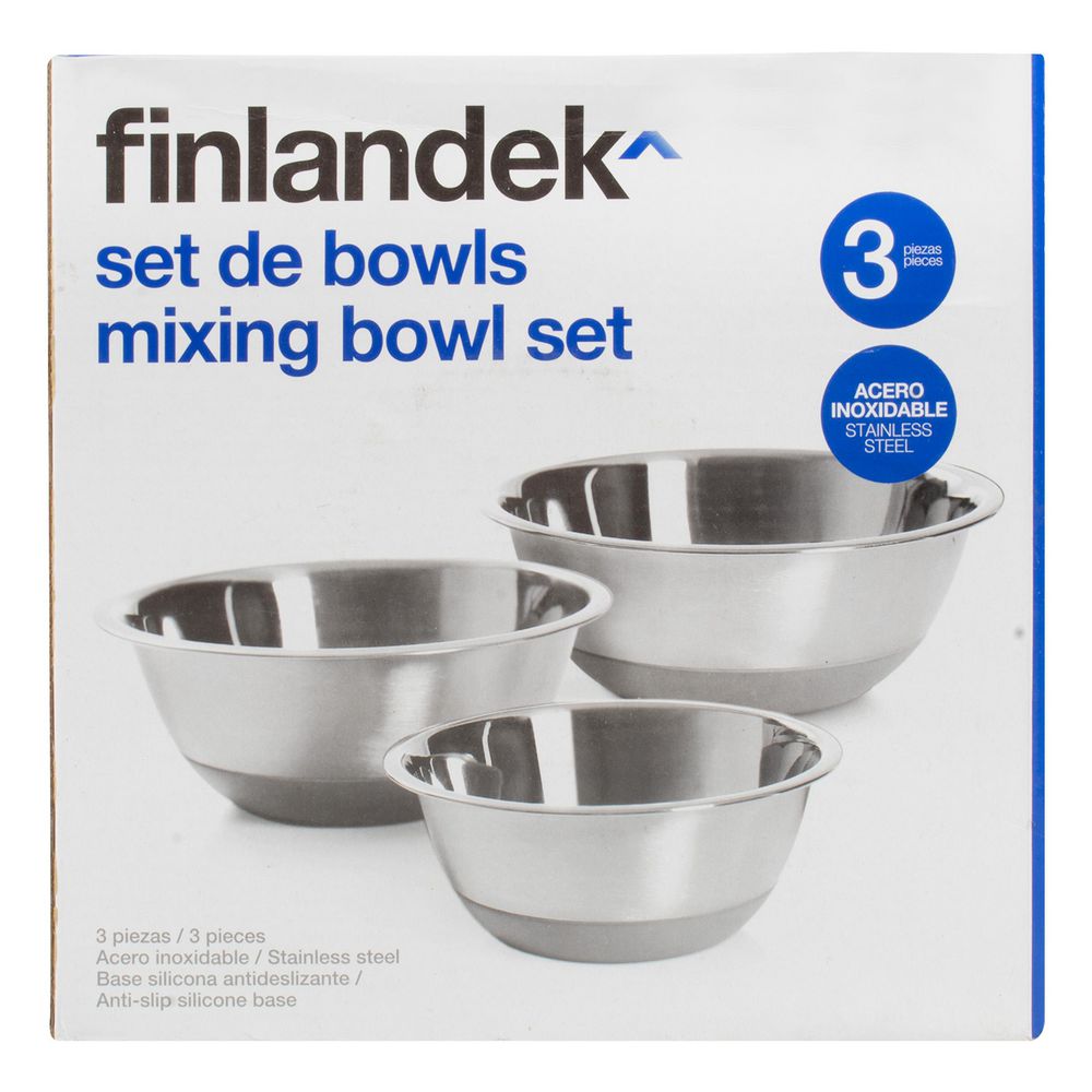 Set De 3 Bowls Aluminio FINLANDEK SCE11201 img #1