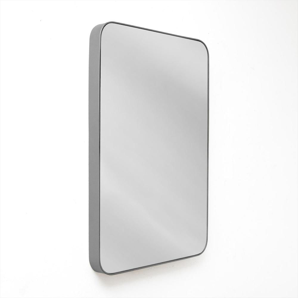 Espejo De Pared Salamanca Plata 80X110cm Rectangular Con Marco Metalico img #3