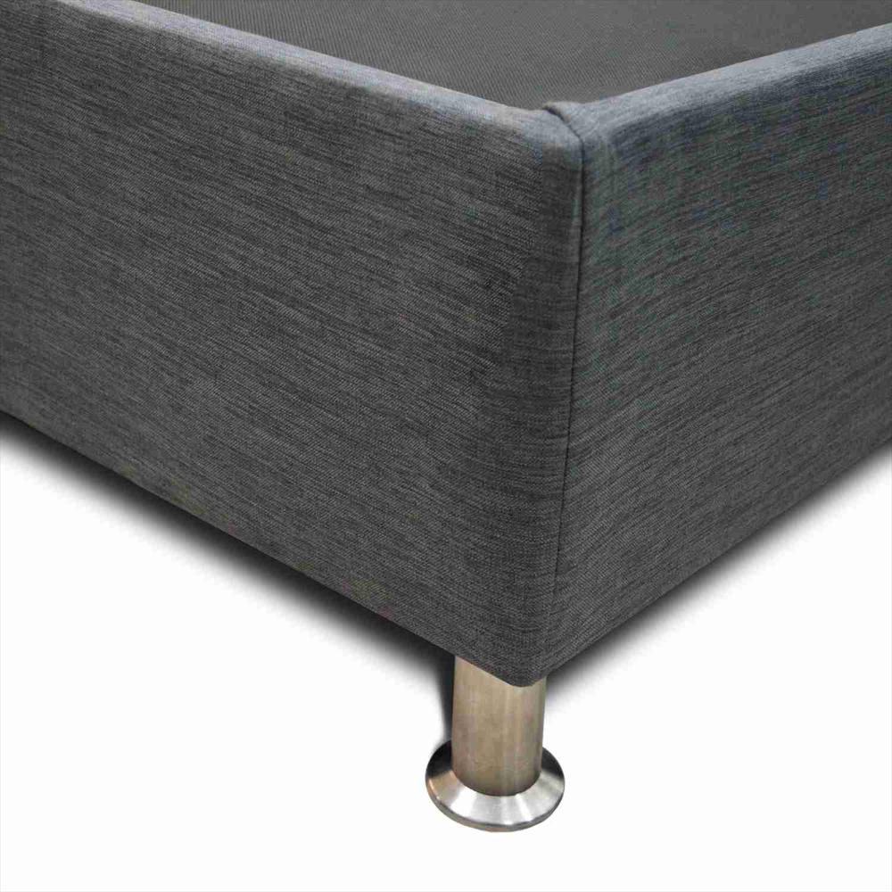 Base Cama Dreamer Gris 100X32cm Para Colchón Sencillo 100 X 190 Cm img #2