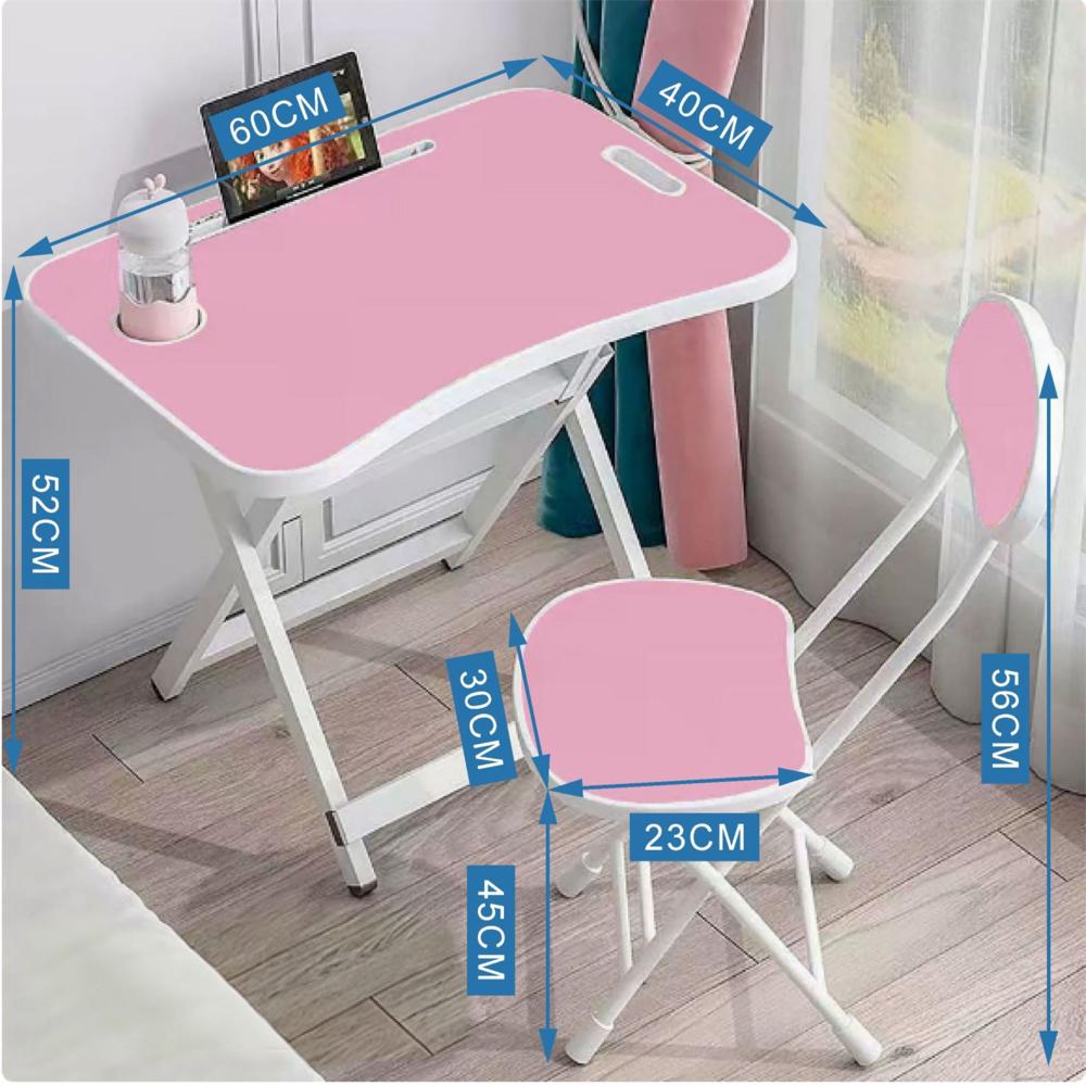Mesa Escritorio Plegable Pupitre Niños Multifuncional+Silla B img #2