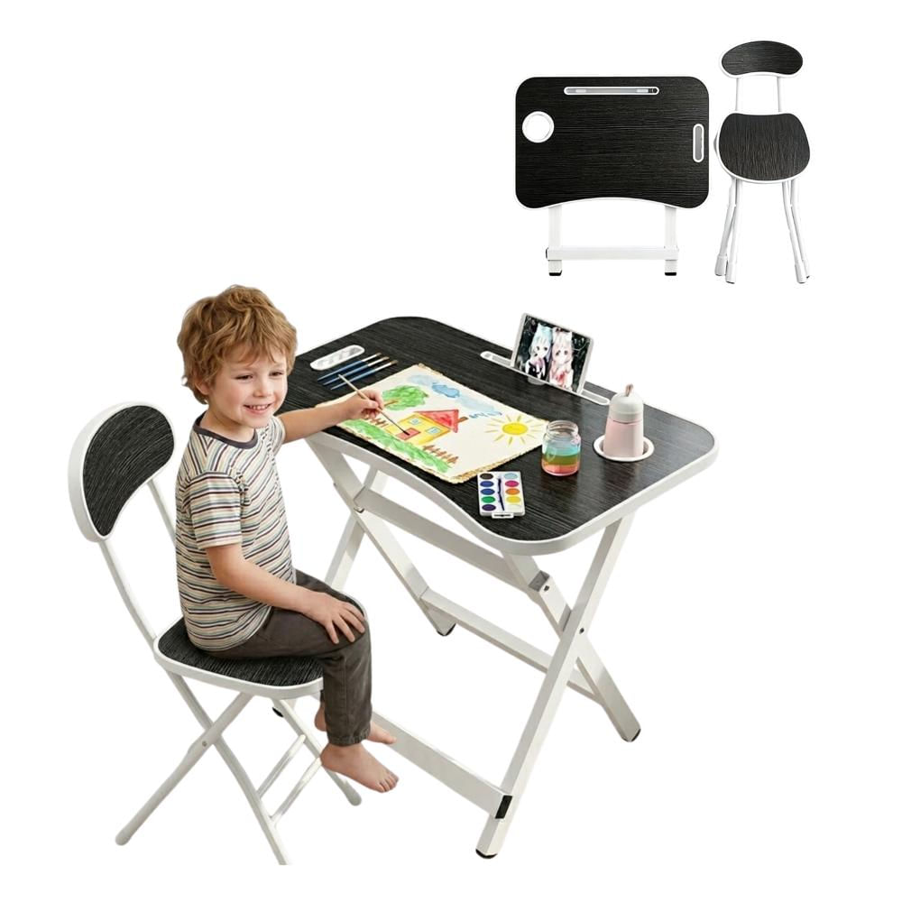 Mesa Escritorio Plegable Pupitre Niños Multifuncional+Silla M img #1