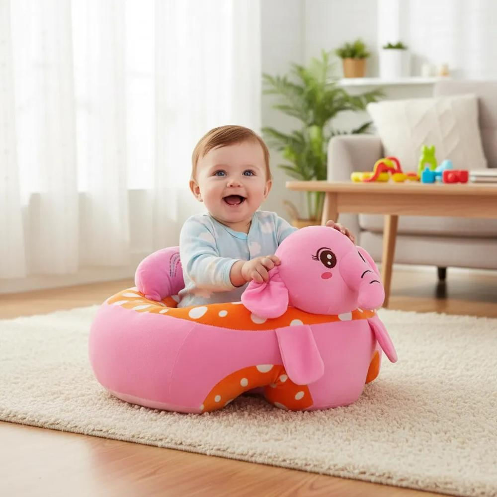 Cojin Almohada Para Sentar Al Bebe Color Rosa img #2
