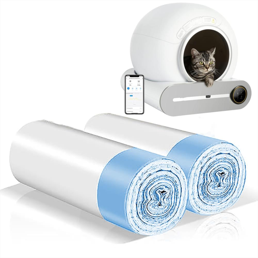 Rollos De Bolsas Para Caja Arenero Automatico Gatos Mascotas img #1