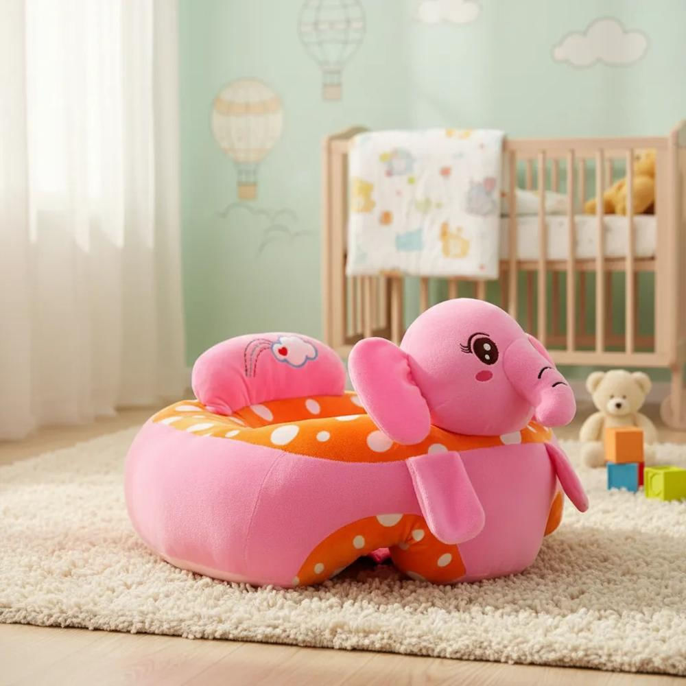 Cojin Almohada Para Sentar Al Bebe Color Rosa img #5