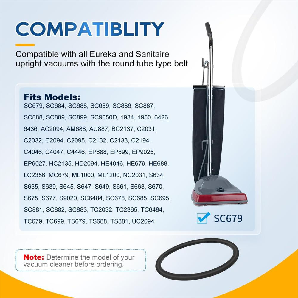 Set De 30 Correas Keetidy 30563B Para Aspiradora Sanitaire Eureka Style Rd img #2