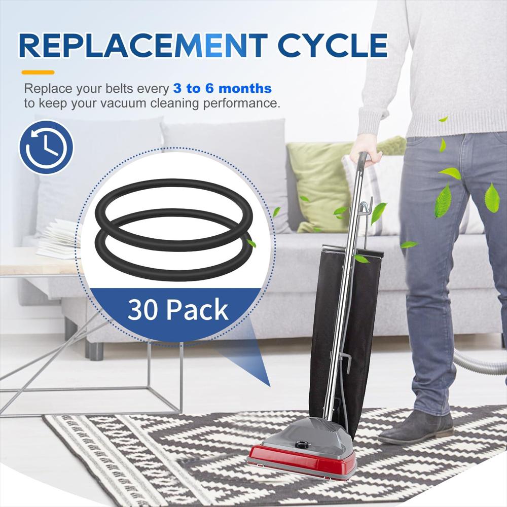 Set De 30 Correas Keetidy 30563B Para Aspiradora Sanitaire Eureka Style Rd img #4