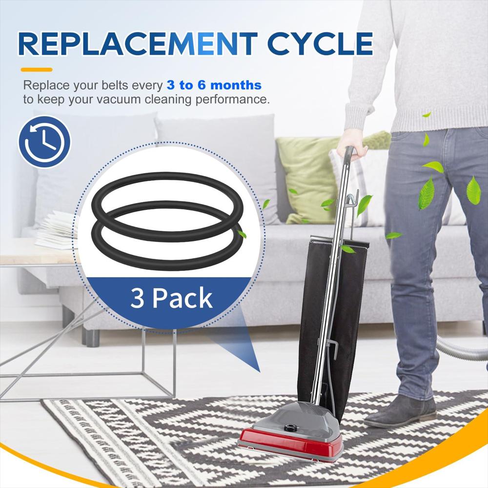 Set De 3 Correas Keetidy 30563B Para Aspiradora Sanitaire Eureka Style Rd img #4