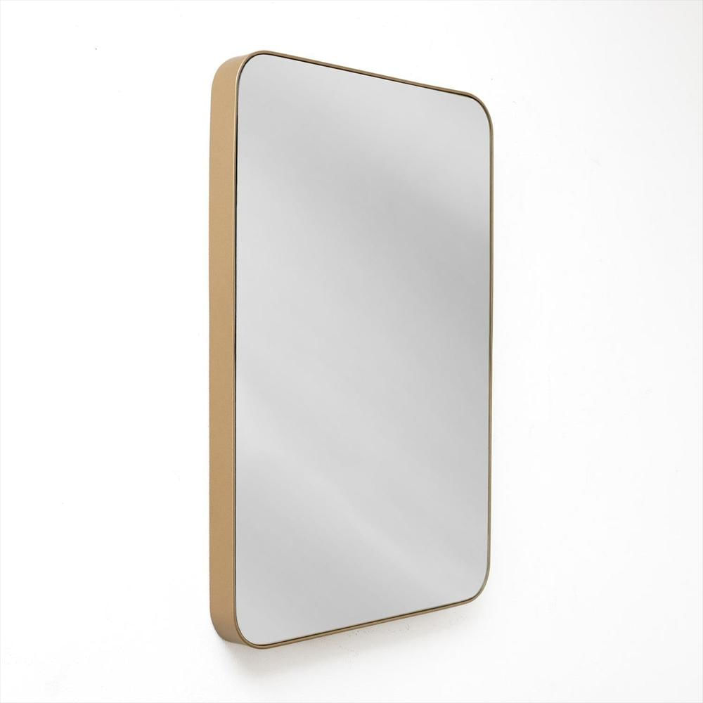 Espejo De Pared Salamanca Dorado 80X110cm Rectangular Con Marco Metalico img #3