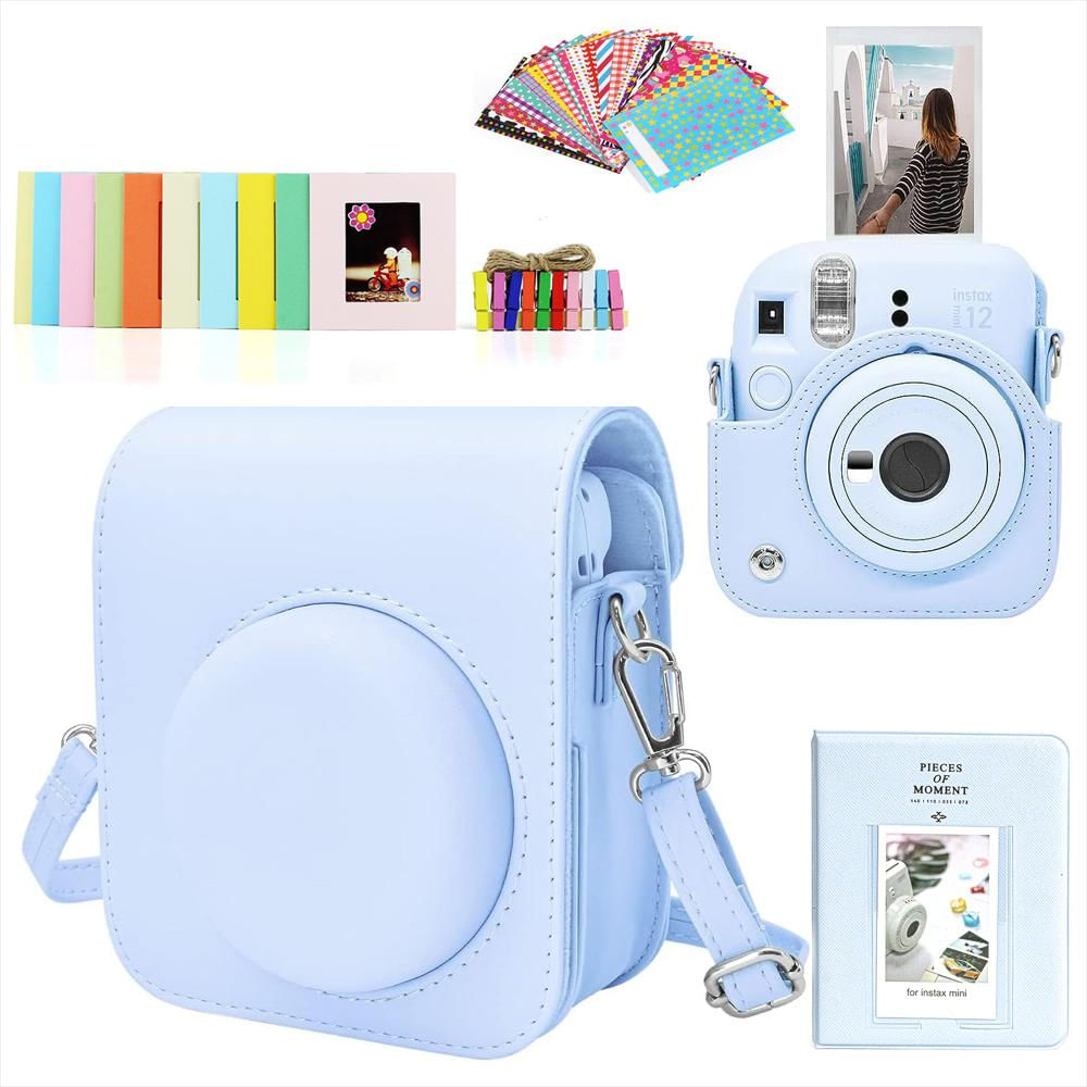 Combo Instax Mini 12 Estuche + Álbum + Marcos Azul img #1