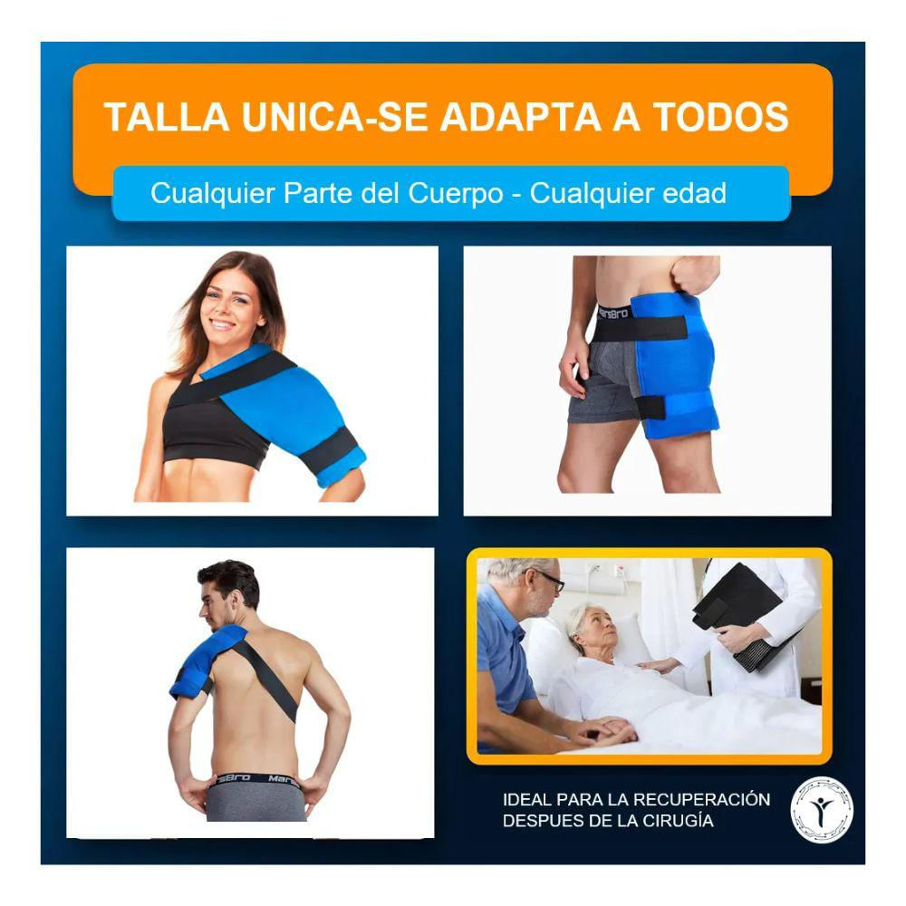 Compresa Paquete De Hielo Gel Gamma & Tech Terapia 25X35 Cm img #4