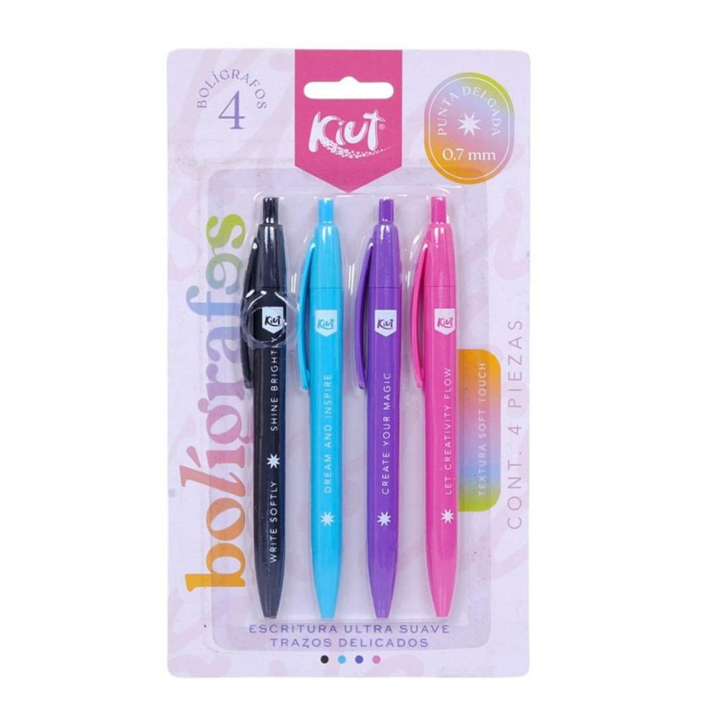 Boligrafos Kiut 4 Colores KIUT img #1