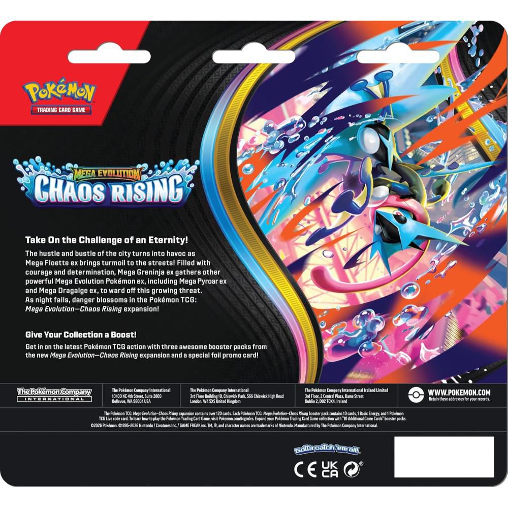 CARTAS ME CHAOS RISING BLISTER 3  POKEMON img #3