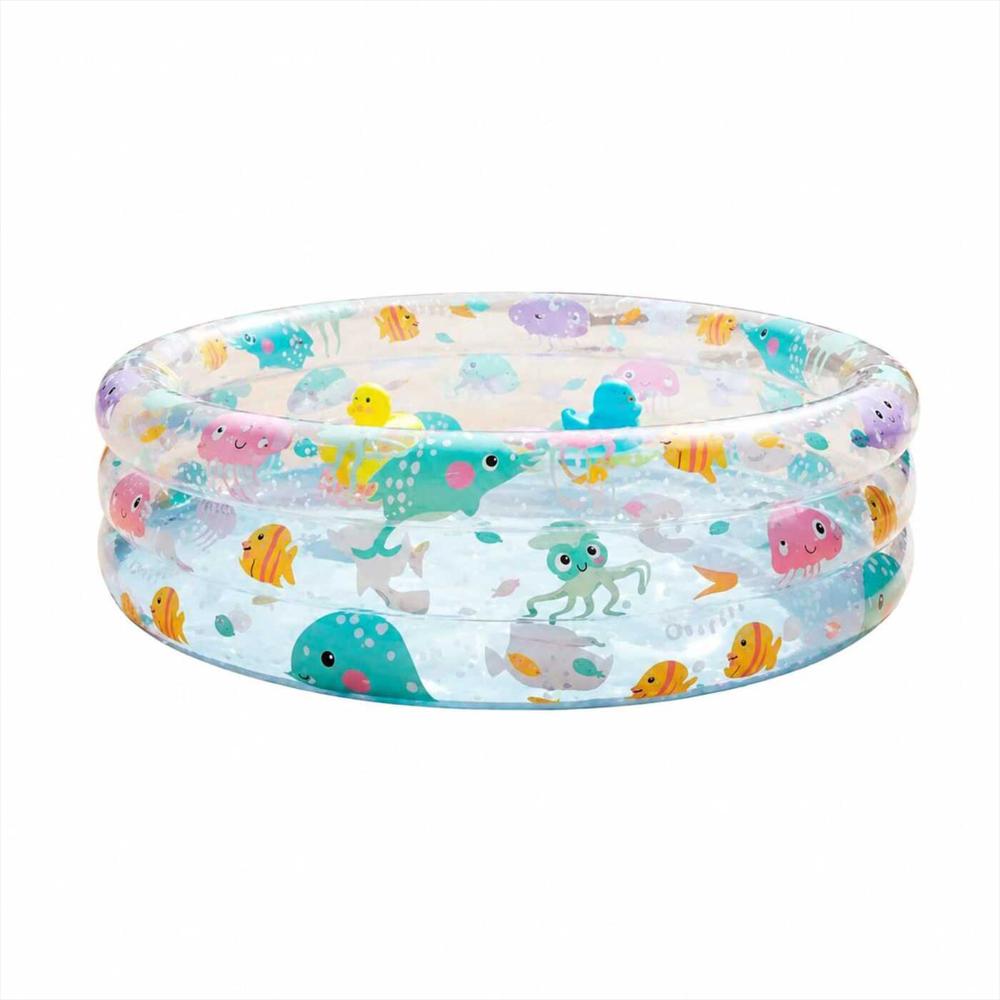 Piscina Inflable Para Bebé 61Cm Wet Set Infantil Peces img #1
