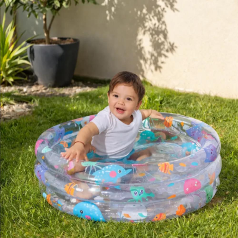 Piscina Inflable Para Bebé 61Cm Wet Set Infantil Peces img #5
