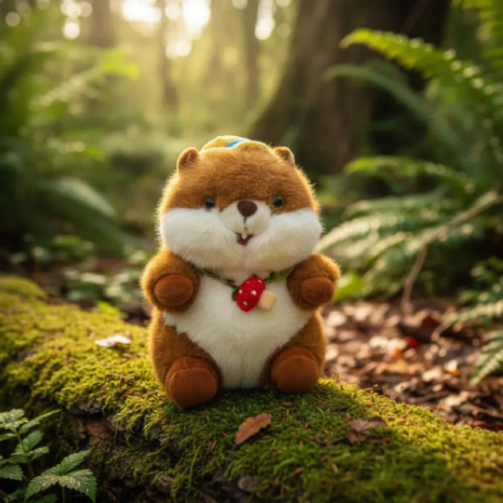 Peluche Ardilla Tierna Suave Ideal Para Regalo img #2