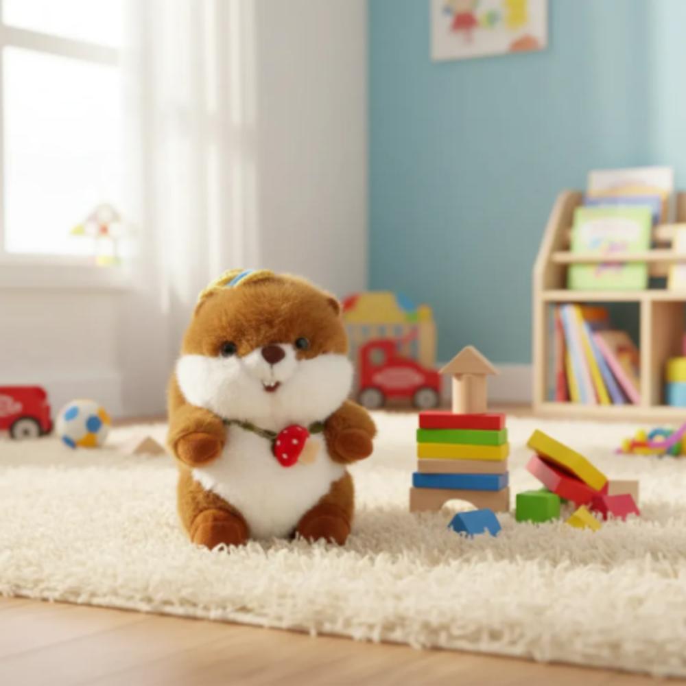 Peluche Ardilla Tierna Suave Ideal Para Regalo img #5