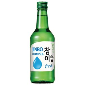 Soju JINRO fresh licor coreano (360 ml)