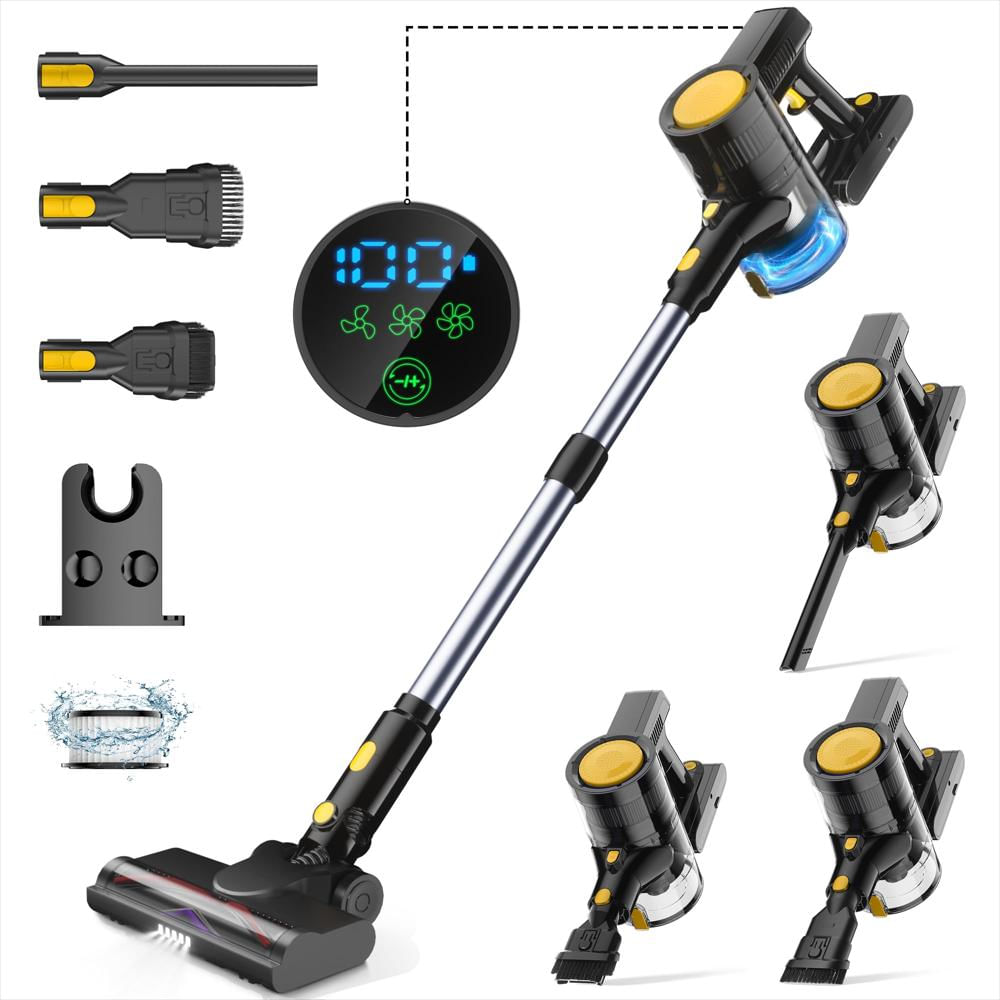 Aspiradora Vertical Inalámbrica Aeitto Con Pantalla Led Para Piso Duro img #1