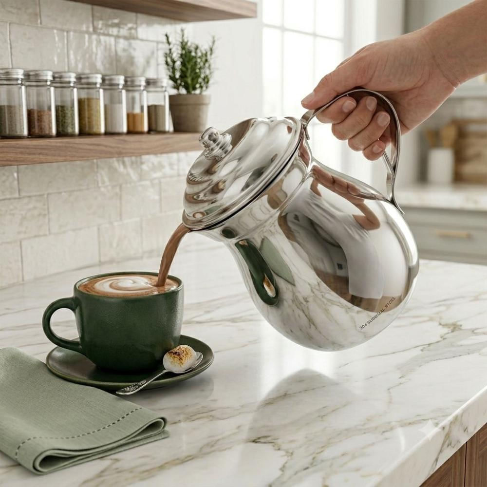 Olleta Jarra Chocolatera Acero Quirúrgico T304 Elegance 1 L img #2
