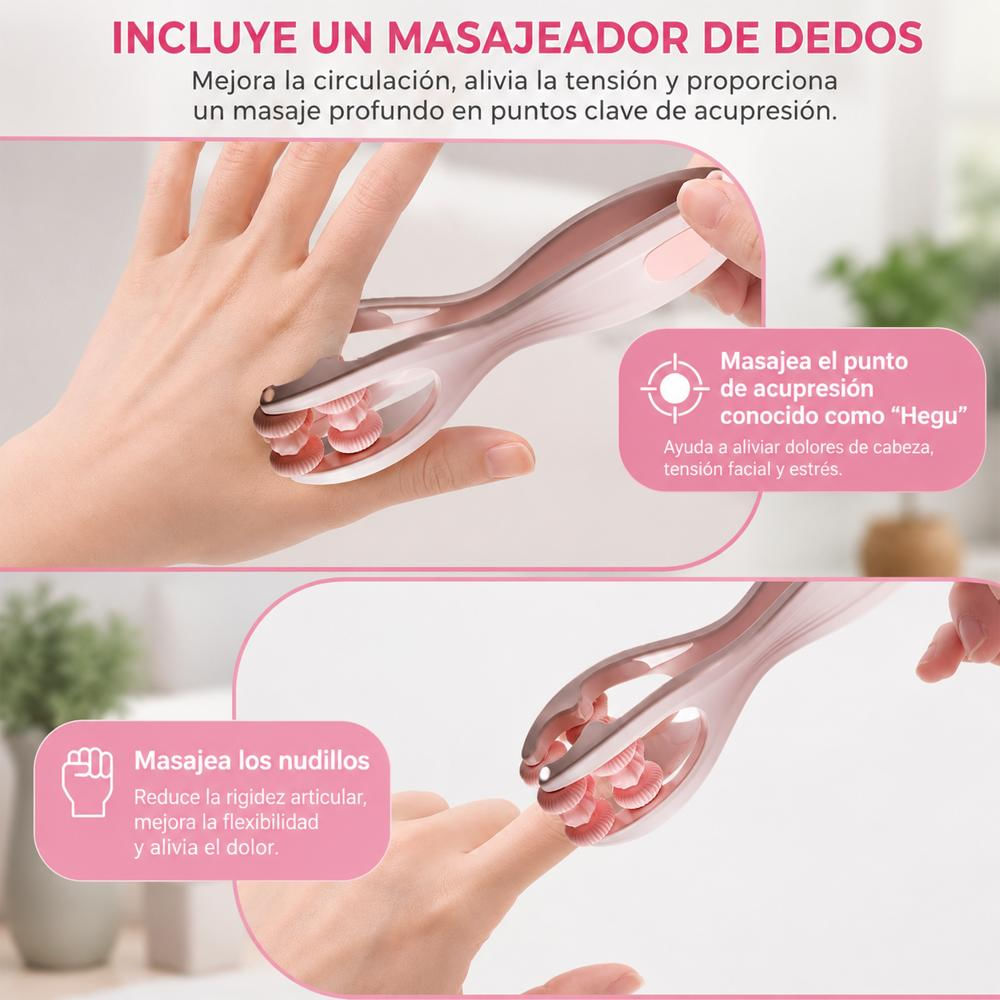 Masajeador De Manos Premium Con Calor Y Compresión Recargable img #3