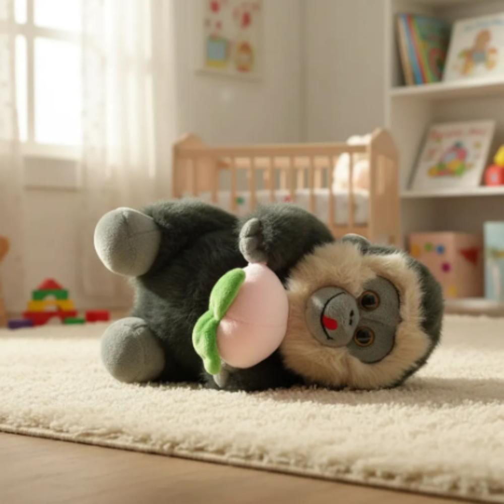 Peluche Mico Abrazable De Alta Calidad img #4