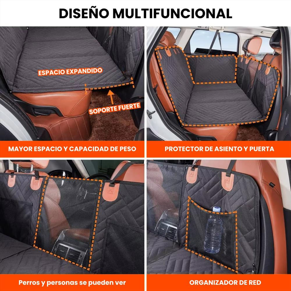 Forro Protector Para Asiento Funda Silla Auto Para Mascotas img #2