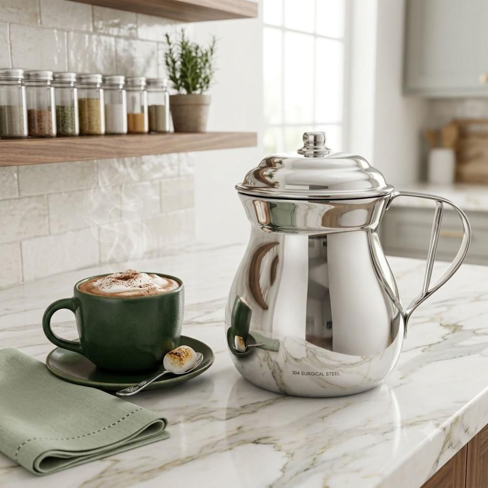 Olleta Jarra Chocolatera Acero Quirúrgico T304 Elegance 1.5L img #5