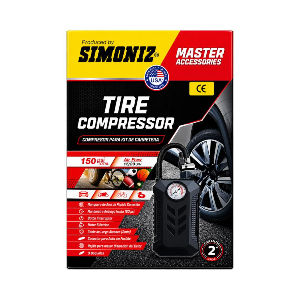 Compresor Tire Compressor Master Simoniz 150Psi/80W/12Vdc/15 20Lpm img #2