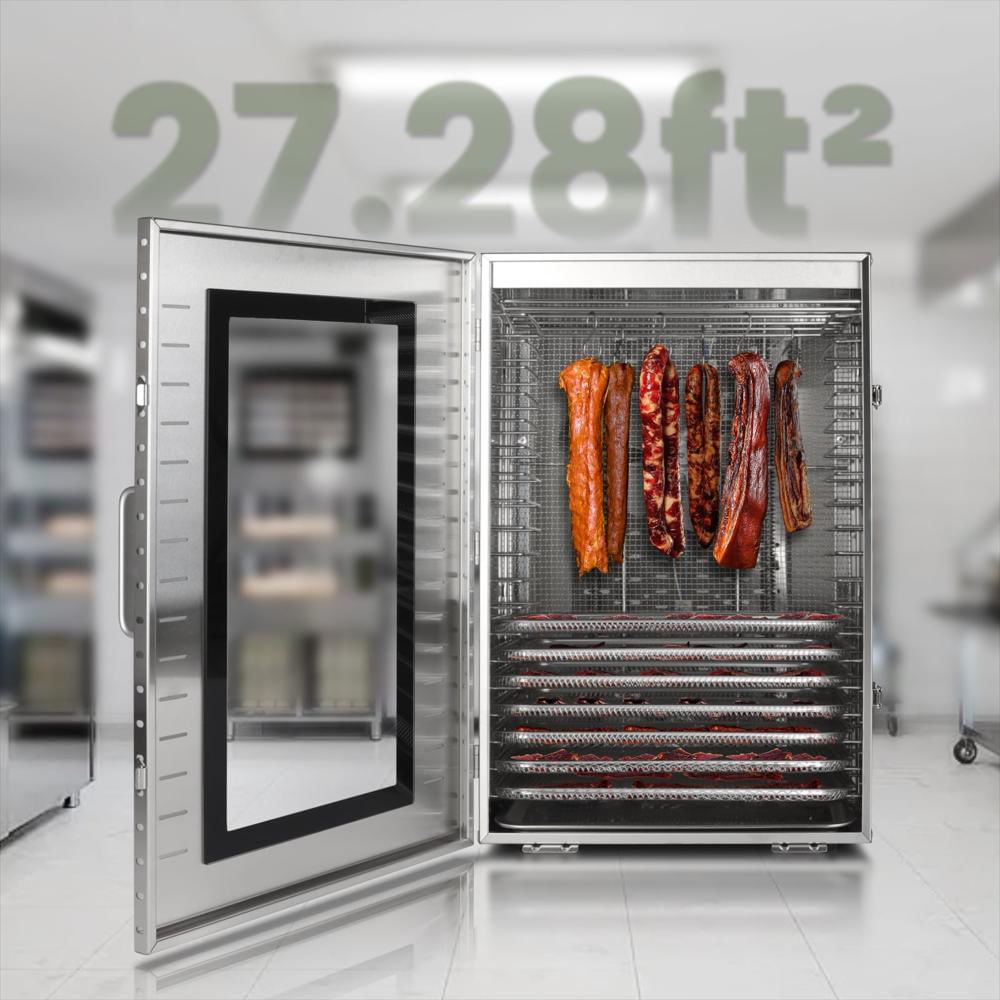 Deshidratador Comercial Cercker 1500W De 16 Bandejas Para Alimentos img #3