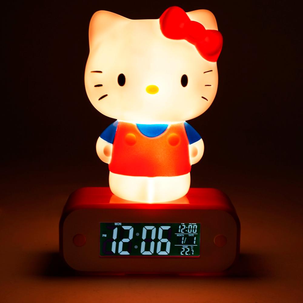 Luz Portatil Con Reloj Despertador De Hello Kitty img #4