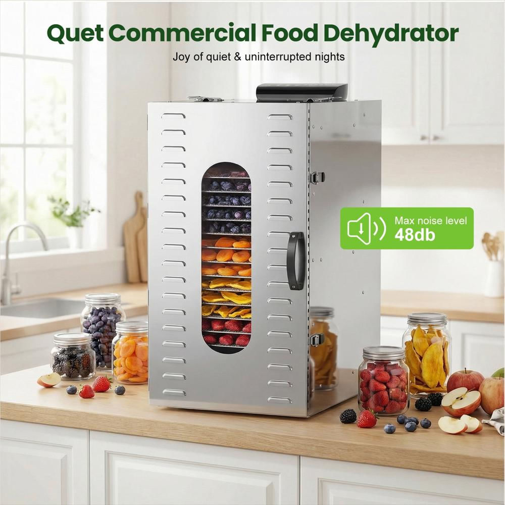Deshidratador Comercial De Alimentos 1500W De 20 Bandejas img #3