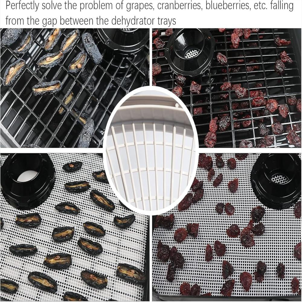 Set De 10 Láminas Redondas De Silicona De 13 Pulgadas Para Deshidratador img #5