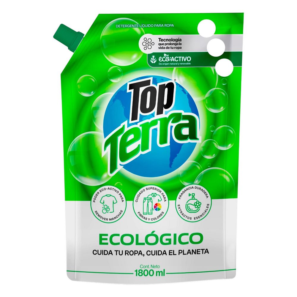 Detergente líquido TOP TERRA ecológico (1800  ml) img #1