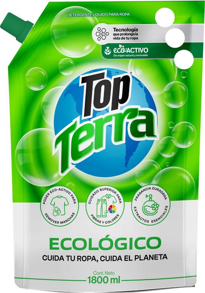 Detergente líquido TOP TERRA ecológico (1800  ml) img #2