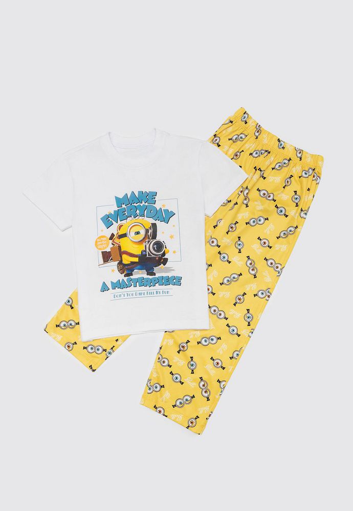 Pijama Corta Larga Lic Bronzini Minions img #2