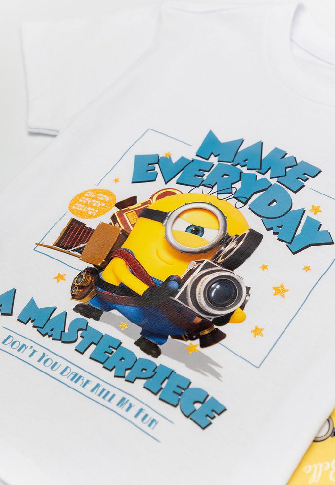 Pijama Corta Larga Lic Bronzini Minions img #4