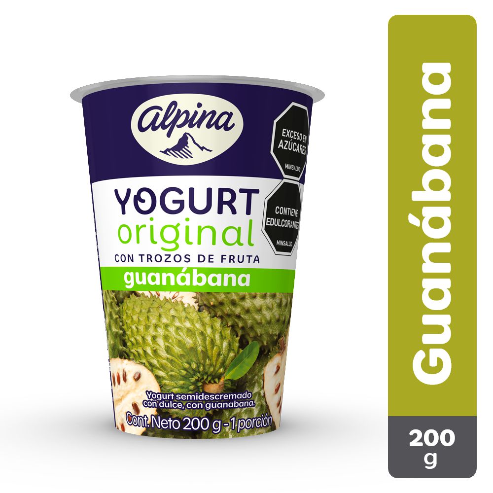 Yogurt ALPINA original guanábana vaso (188  ml) img #1