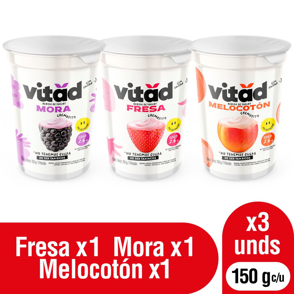 Bebida láctea VITAD base yogurt cremosito (450  gr) img #1