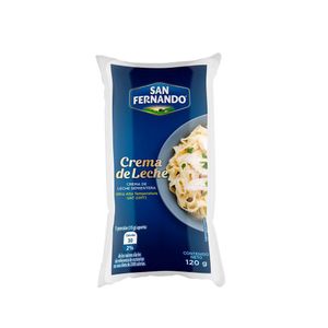 Crema de leche SAN FERNANDO semientera (120 gr)