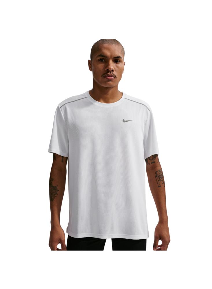 Camiseta Nike Df Uv Miler Ss Hombre Blanco img #1