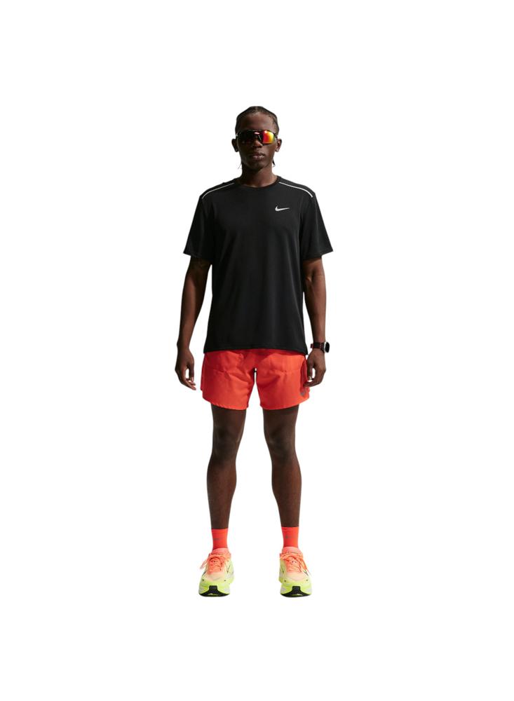 Camiseta Nike Df Uv Miler Ss Hombre Negro img #3