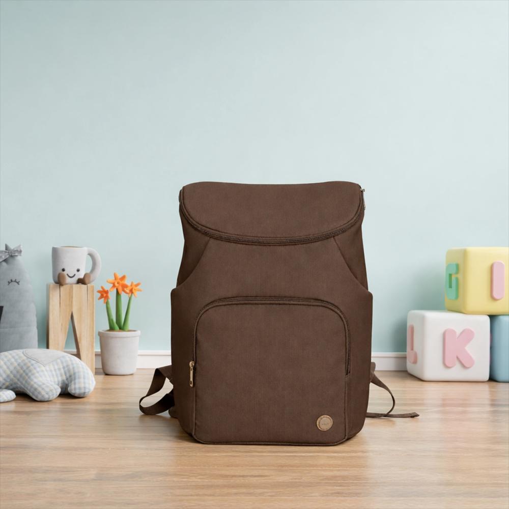 Pañalera Tipo Maleta Ipack Baby Infant Tipo Backpack Mocha img #2