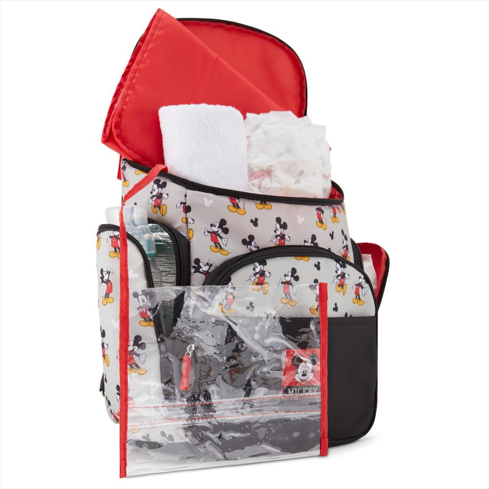 Pañalera Tipo Maleta Disney Mickey Mouse Con Múltiples Bolsillos img #3