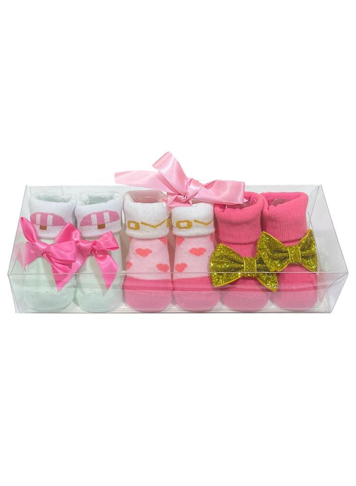 Medias Para Bebe Niña X3 Pares img #1