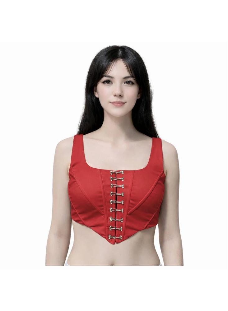 Corset Laufrak Crop Top Con Grapas img #1