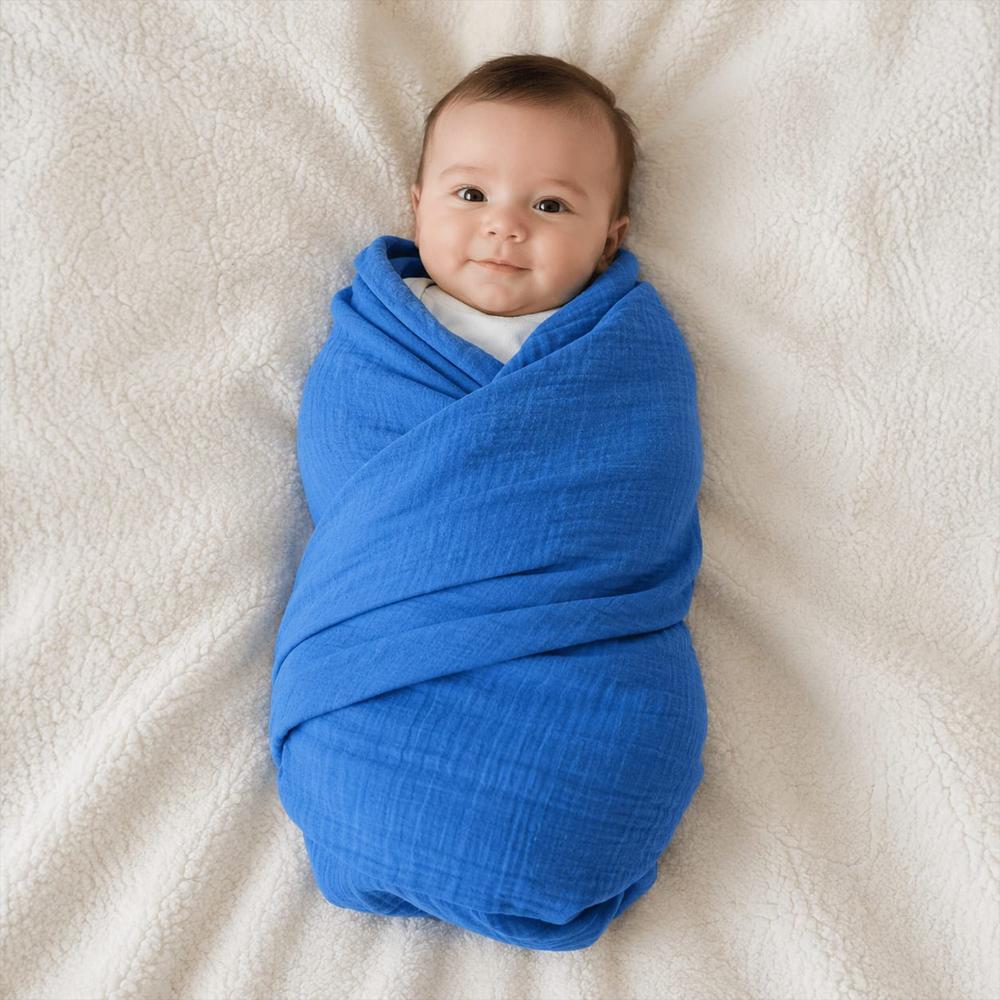 Cobertor Bebe Cobija Bebé Muselina De Algodón Niño img #5