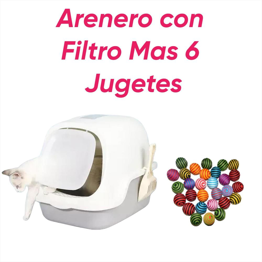Baño Con Filtro Mas 6 Juguetes Gris img #3