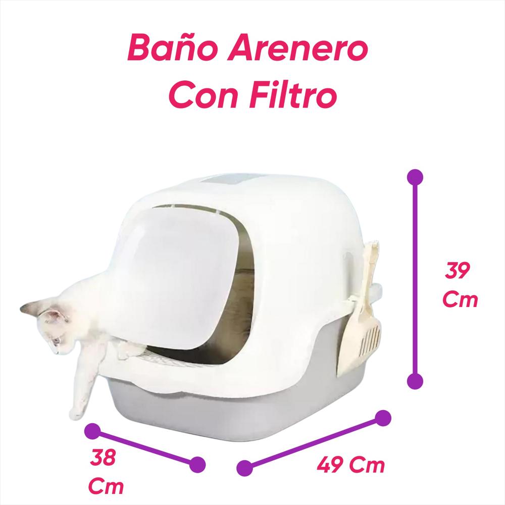 Baño Con Filtro Mas 50 Rollos Gris img #2