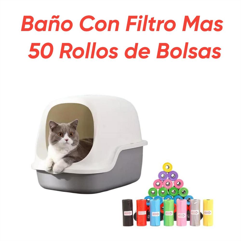 Baño Con Filtro Mas 50 Rollos Gris img #3