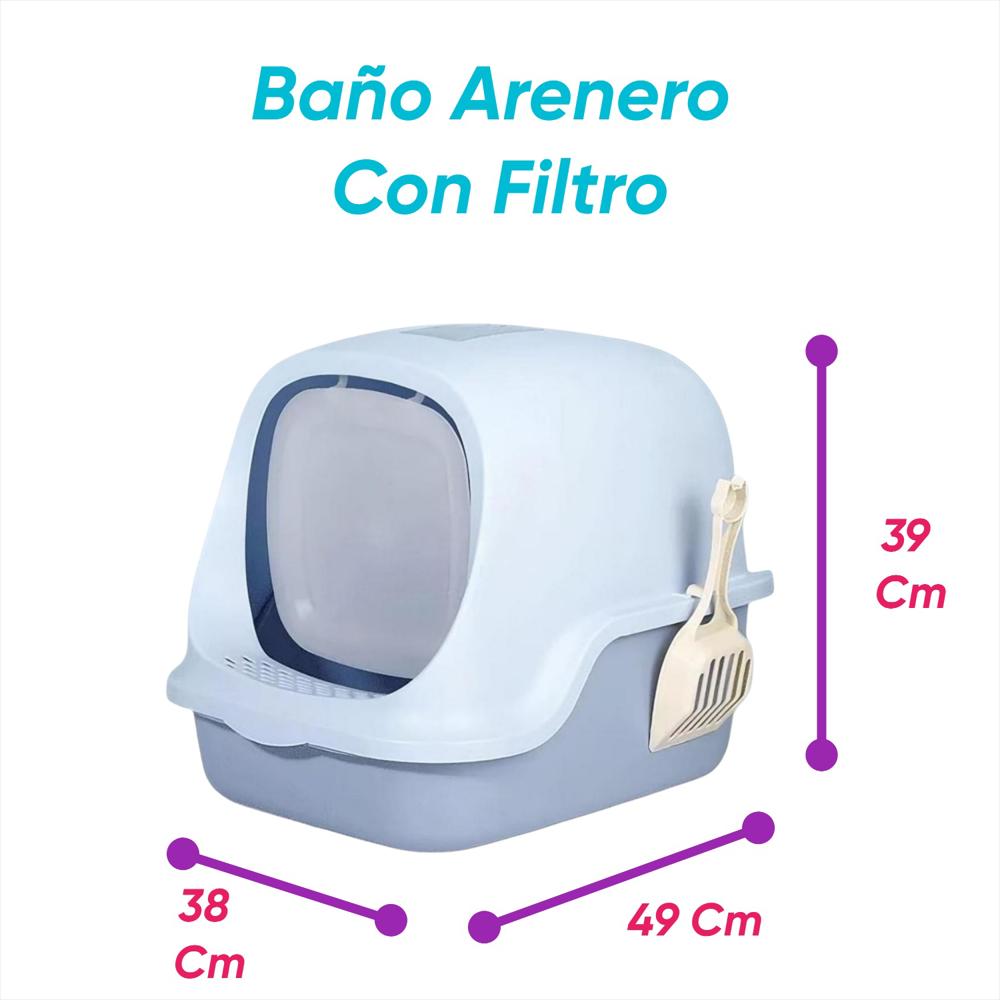 Baño Con Filtro Mas 50 Rollos Celeste img #2